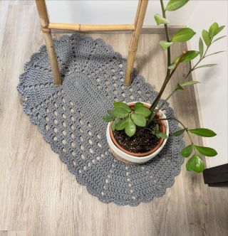 ✨ Novinka v nabídce ✨ Oválný háčkovaný kobereček – praktický, odolný a krásný doplněk, který se hodí do každého interiéru....